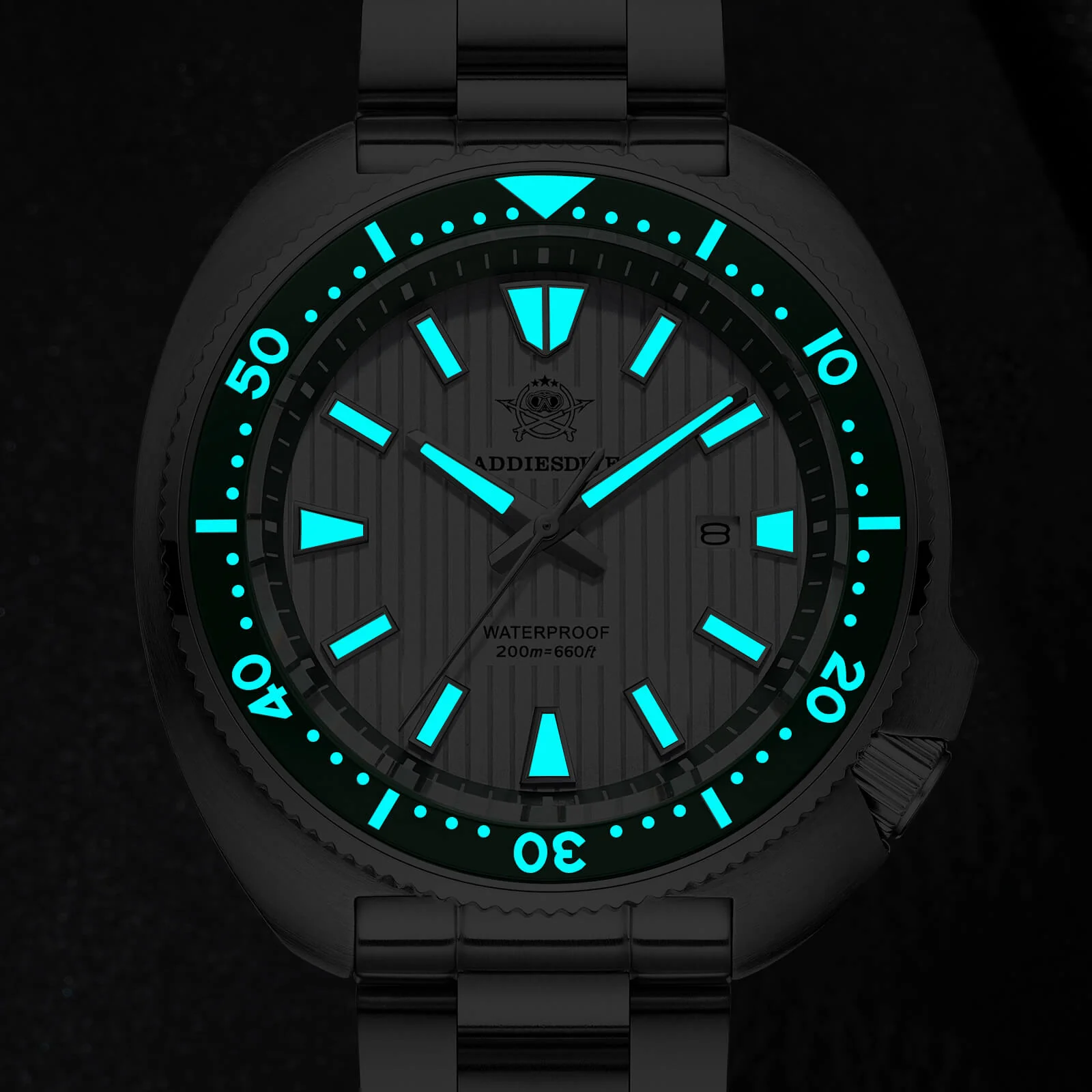 Addiesdive Turtle Quartz Diver Men Watch AD2507 - Image 11