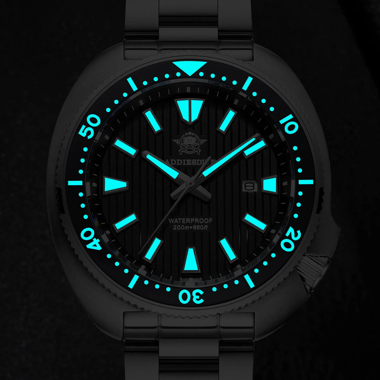 Addiesdive Turtle Quartz Diver Men Watch AD2507 - Image 9