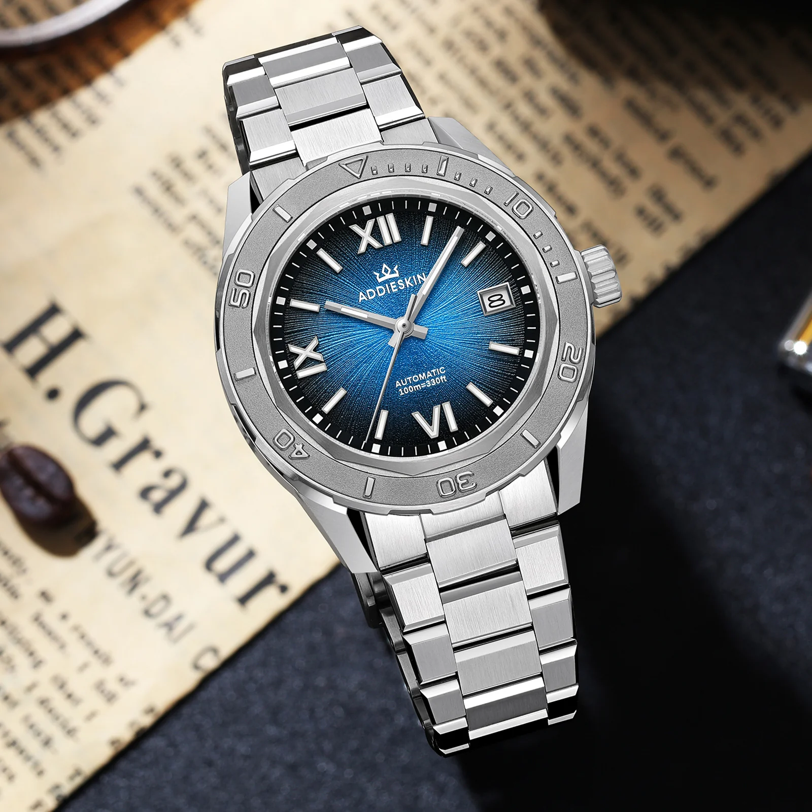 U.S. Warehouse -AddiesKIN K002 “Urban Mechanica” Automatic 9015 Men’s Watch - Image 8